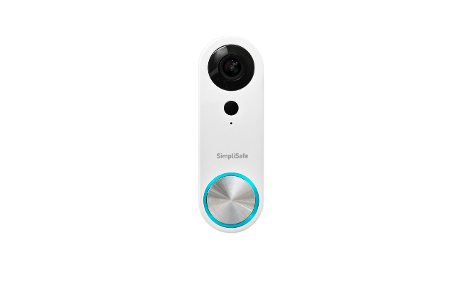 This is the SimpliSafe doorbell camera.