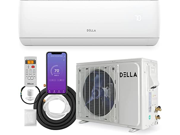 Della 12,000 BTU Wifi Enabled Mini Split Air Conditioner