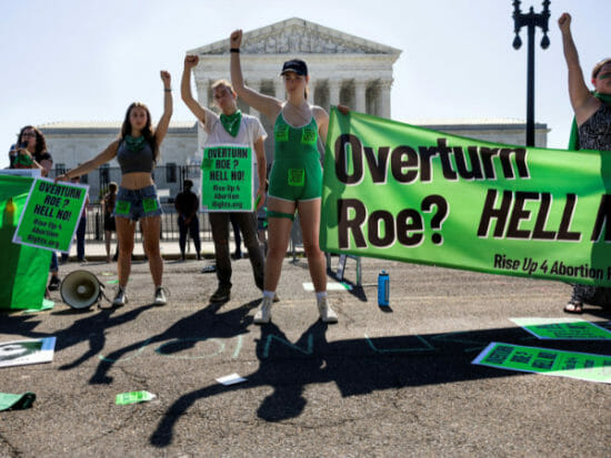 US Supreme Court erects barricades to the public as abortion ruling nears