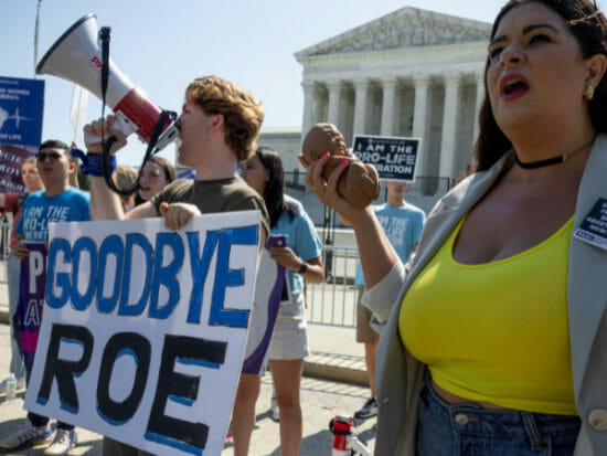 US Supreme Court erects barricades to the public as abortion ruling nears