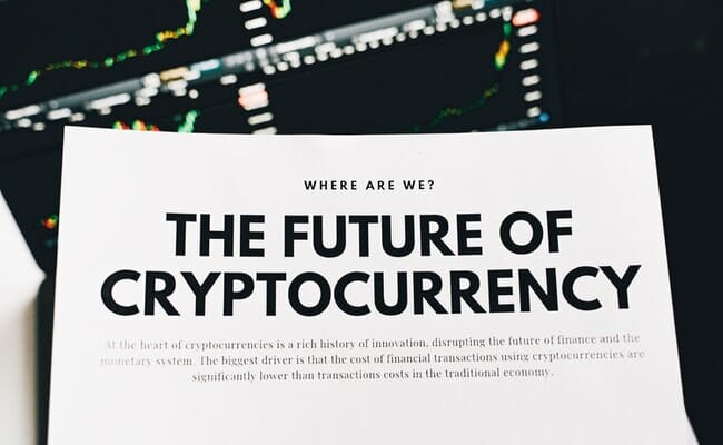 This is a written report about the future of cryptocurrency.