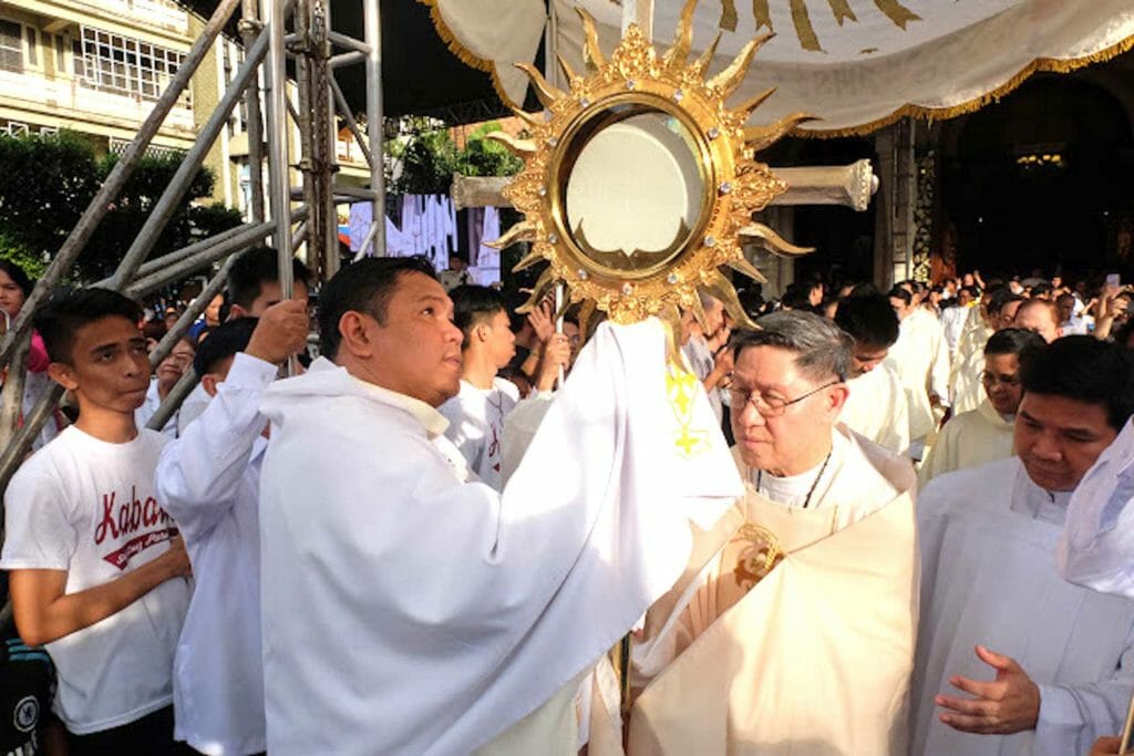 A Feast of Corpus Christi commemoration in the Philippines. CNW