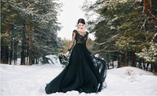 Meaning of black wedding dresses
