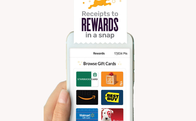 Fetch rewards app on phone - browse gift cards