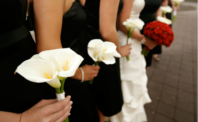 Difference between a white and a black wedding dresses