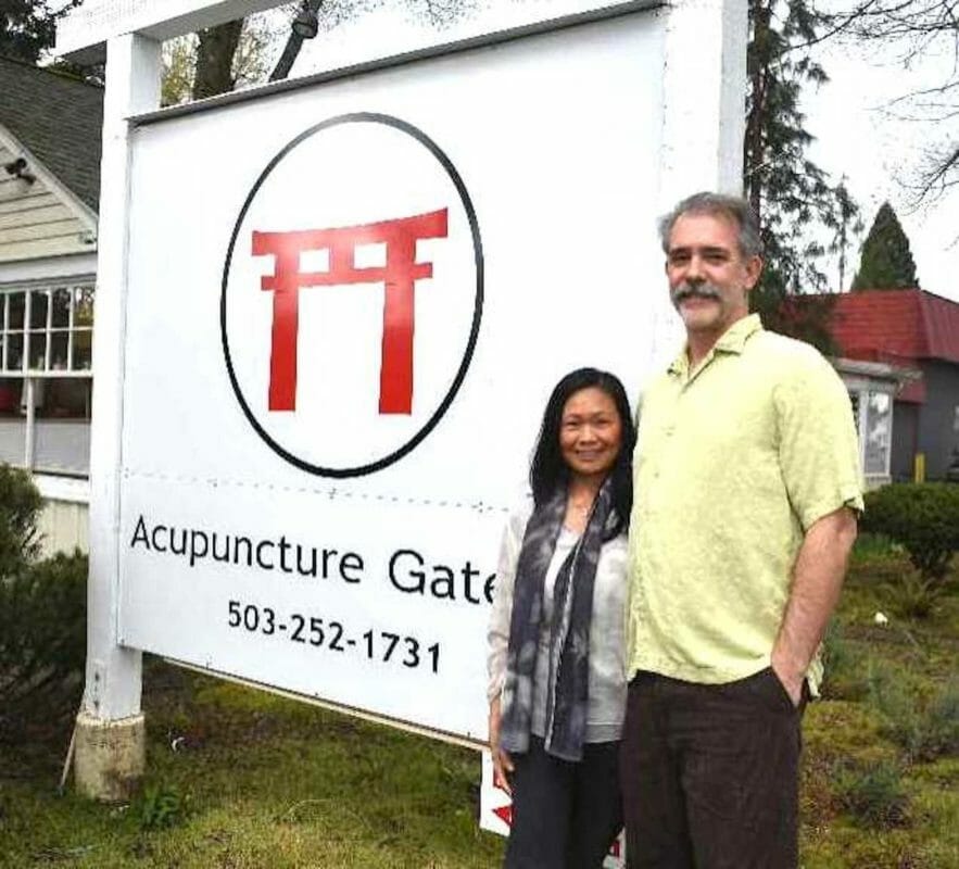 Acupuncture patient Jan Bisconer (not in photo), who grew up in the Philippines, and Gateway Acupuncture owners Leling and Cole Magbanua are hosting a fundraising event from noon to 4 p.m. Saturday, Aug. 6.