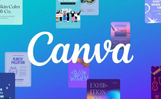 This is the Canva logo. 