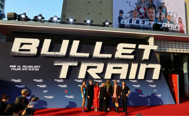 Brad Pitt fights off assassins in action thriller Bullet Train