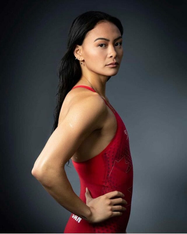 Filipino Canadian Olympic swimming medalist Kayla Sanchez. TWITTER
