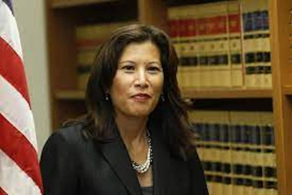Cantil-Sakauye, who is of Filipino descent, is the 28th chief justice of California and the first person of color and second woman to hold the post.