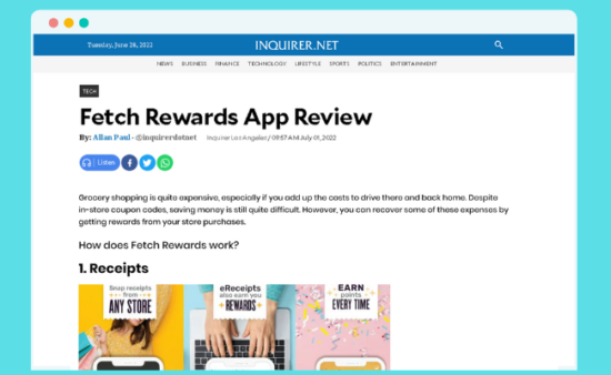 Fetch Rewards App