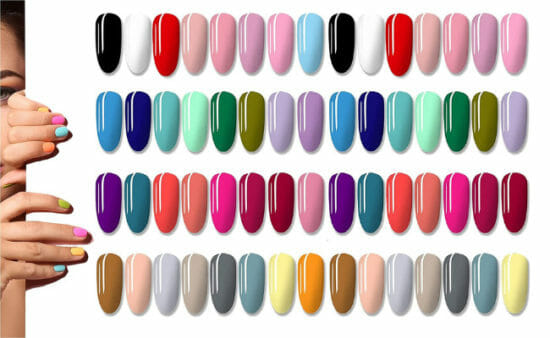 Summer Gel Polish Kit with Different Hues