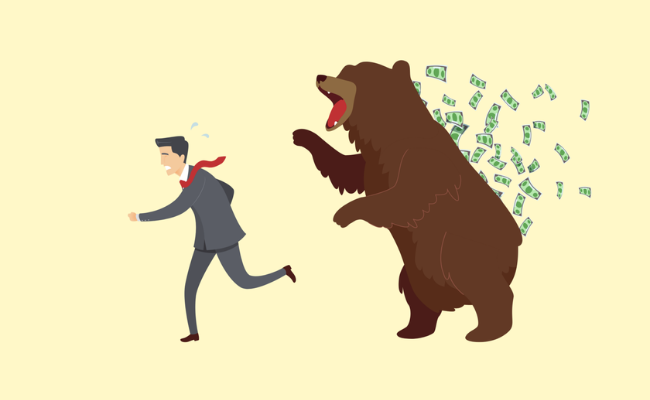 This represents a bear market.
