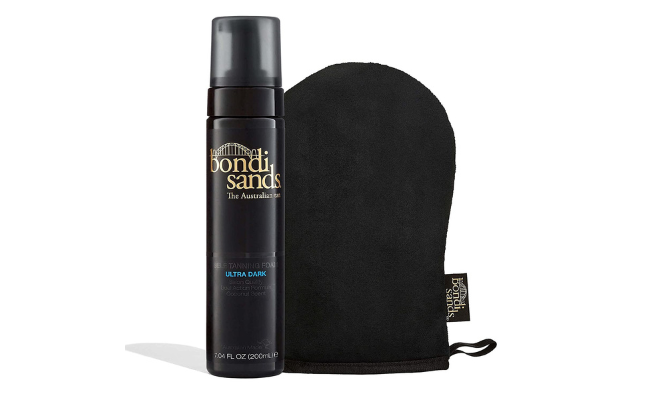 Bondi Sands Ultra Dark Self Tanning Foam + Application Mitt | Includes Lightweight Sunless Foam + Reusable Mitt for a Flawless Finish