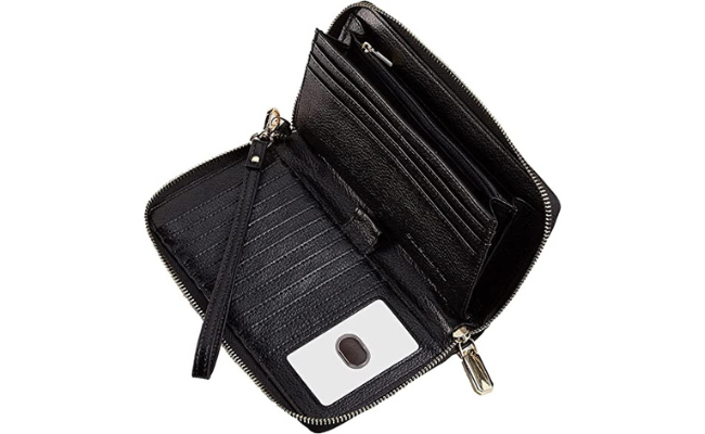 Chelmon Womens Wallet Leather RFID Blocking Purse Credit Card Clutch