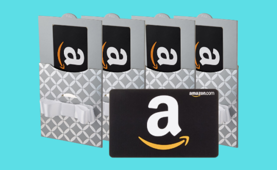 Amazon.com Gift Card in a Reveal 