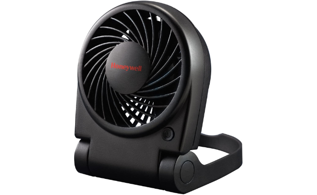 Honeywell HTF090B Turbo on the Go Personal Fan, Black – Small, Portable Fan