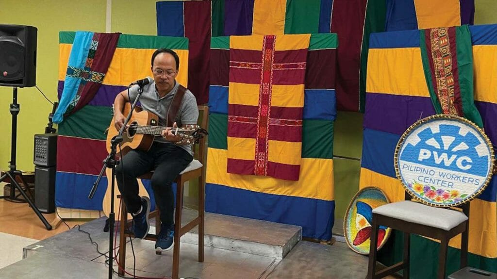 Phiippines-based singer-songwriter Noel Cabangon helped launch the Pilipino Workers Center's anti-Asian hate campaign. CONTRIBUTED