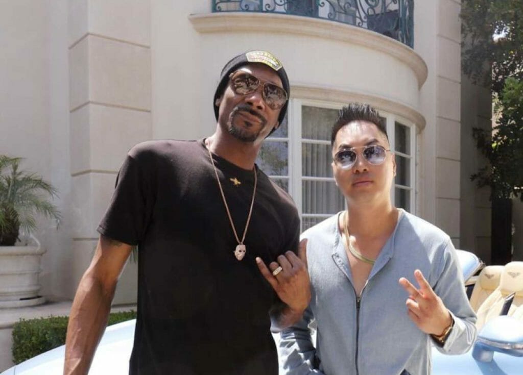 Songwriter Carlos C-Tru Santos with Snoop Dog. CONTRIBUTED