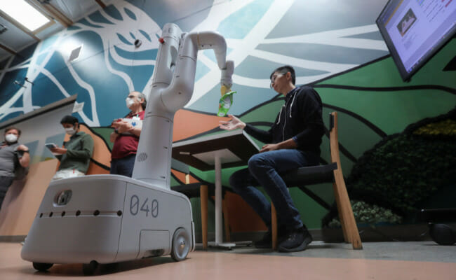 OK Google, get me a Coke: Tech giant shows soda-fetching robots
