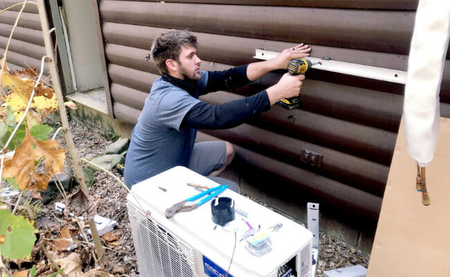 How to install the outdoor unit