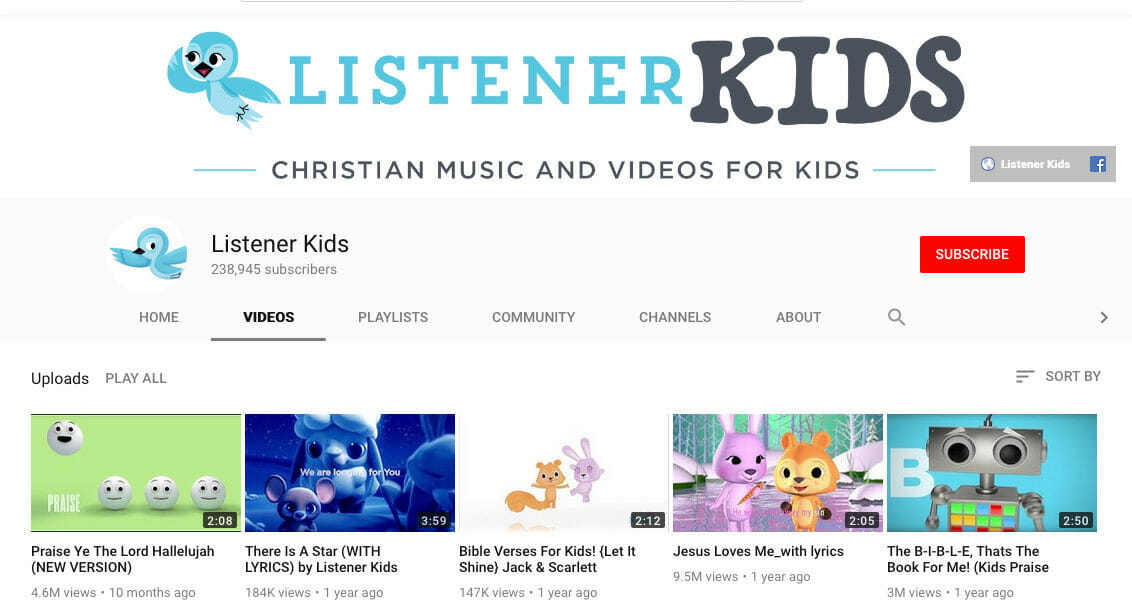 Where can I find Listener Kids?