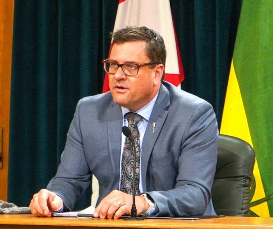 Saskatchewan, Canada Health Minister Paul Merriman. SCREENGRAB CTV