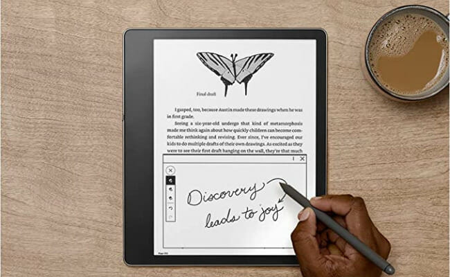 This is the Kindle Scribe.