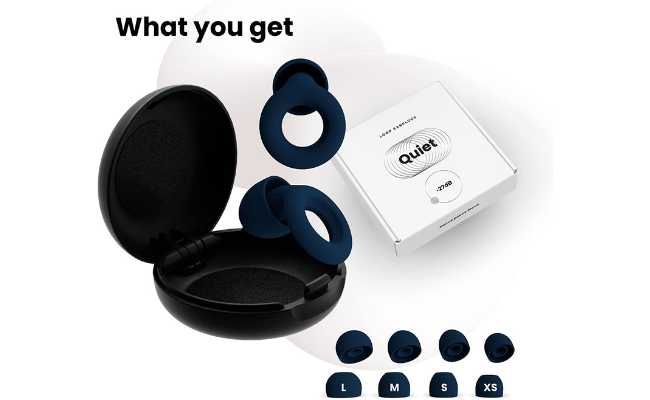  Loop Quiet Ear Plugs for Noise Reduction – Super Soft, Reusable Hearing Protection in Flexible Silicone for Sleep, Noise Sensitivity & Flights