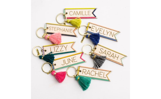 Personalized Hand-Painted Keychains 