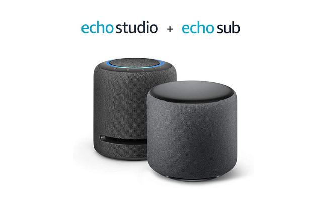Amazon Echo Studio with Echo Sub