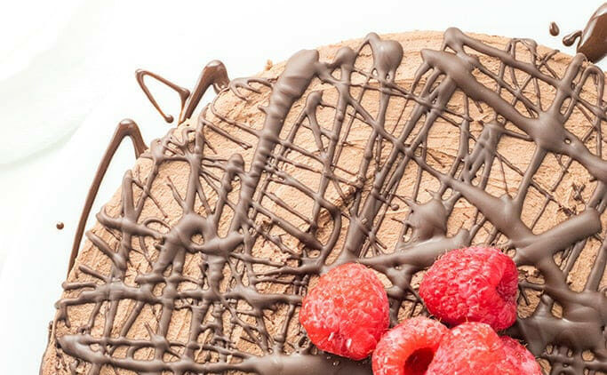 Keto Low-Carb, No-Bake Chocolate Cheesecake