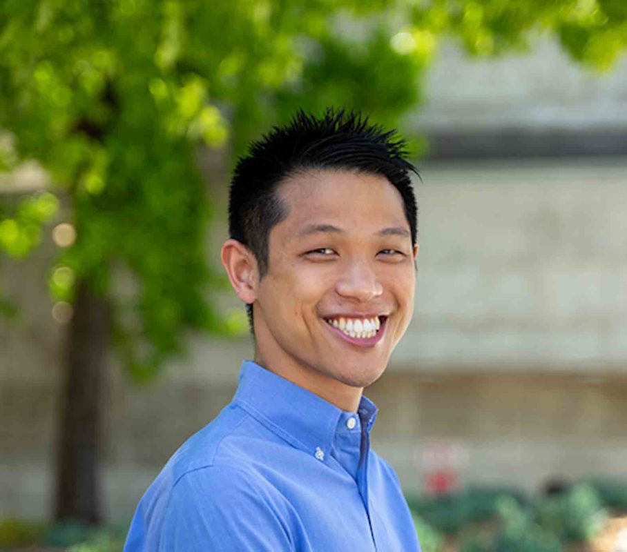 Alex Mabanta, a Berkeley Ph.D. student in jurisprudence and social policy is teaching the two-credit course “UC Berkeley, the Philippines and Filipinx America.” (UC Berkeley photo/Neil Freese)
