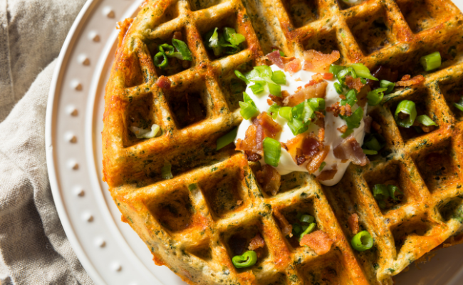 Bacon Chive Waffle