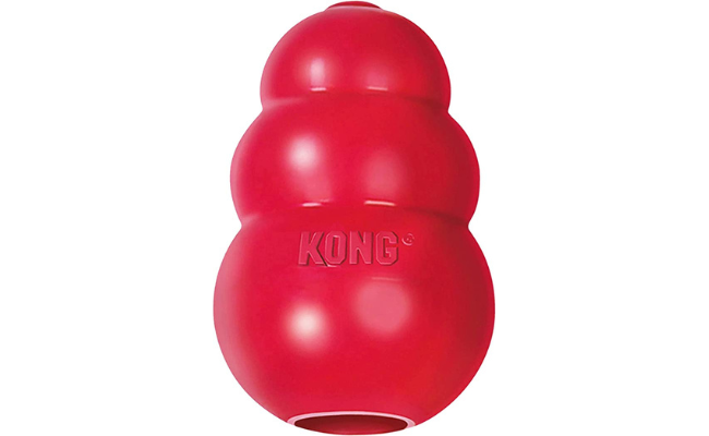 KONG - Classic Dog Toy, Durable Natural Rubber- Fun to Chew, Chase and Fetch