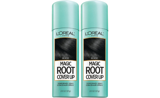 L'Oreal Paris Hair Color Root Cover Up Hair Dye Black 2 Ounce (Pack of 2)