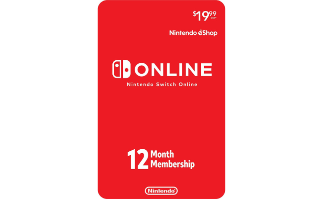  Nintendo Switch Online 12-Month Individual Membership [Digital Code]