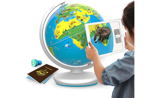 PlayShifu Educational Globe for Kids - Orboot Earth (Globe + App) Interactive AR World Globe | 400 Wonders, 1000+ Facts | STEM Toy Gifts for Kids 4-10 Years | No Borders, No Names on Orboot Globe