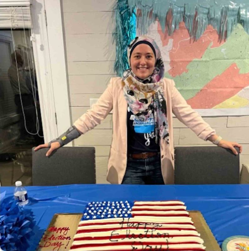 Ruwa Romman is Georgia’s first-ever Muslim woman elected to the state legislature and the state’s first-ever Palestinian American elected to public office. EMS