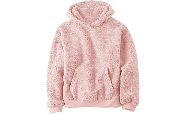 Boys Girls Sherpa Hoodies Fleece Hoodie Pullover Outfits for Kids