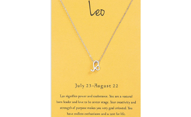 Zealmer Gold Plated Zodiac Sign Necklace