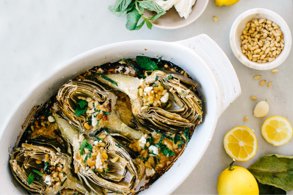 Roasted Artichokes best christmas appetizers