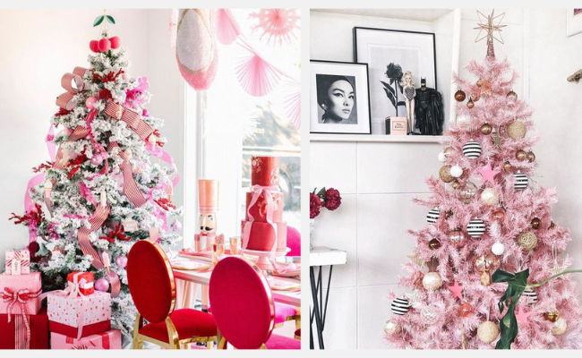Pink Tree Decorations