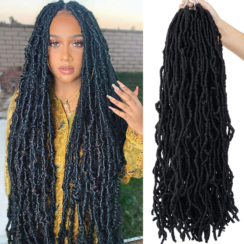 Youngther New Faux Locs Crochet