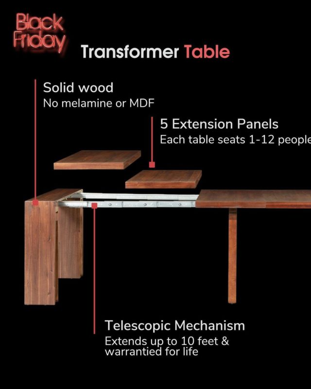 Transformer Table’s Black Friday deals are here! 