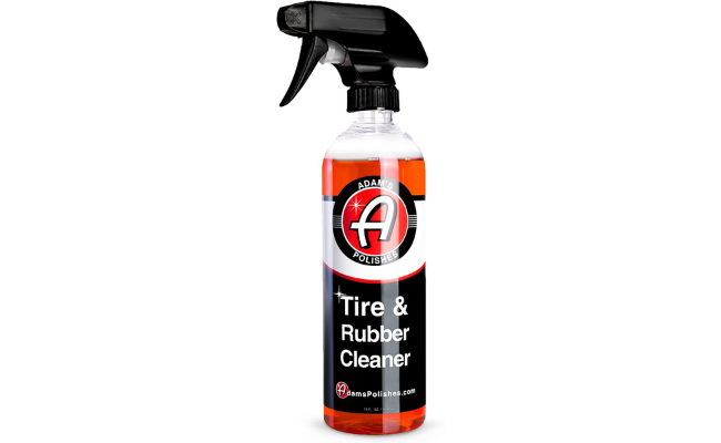  Adam's Tire & Rubber Cleaner (16 oz) - Removes Discoloration From Tires Quickly 