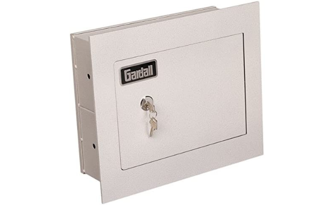  Gardall WS1314-T-K 4" Concealed Wall Safe with Single Key Lock