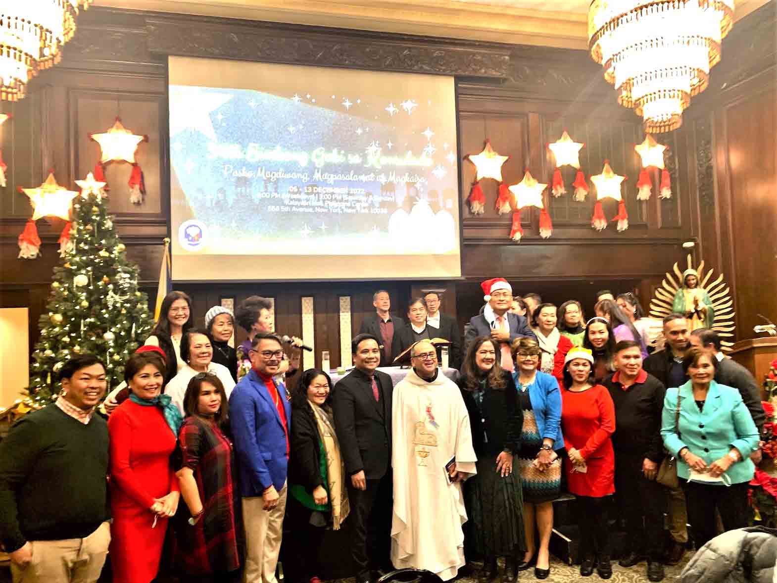 Filipinos enjoy ‘Broadway’ Simbang Gabi in New York Inquirer