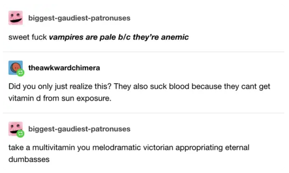 If vampires existed, these words would make them cry