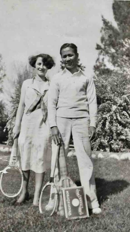 Marjorie Rogers and Salvador Roldan, 1931, their case was in the center of the fight-back against anti-miscegenation laws. (Credit EastWind)